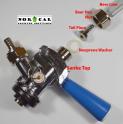Hex nut to attach a barbed hose fitting to beer draft ... sankey tap diagram 