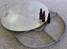 Large custom false bottom (no hinge) and stand