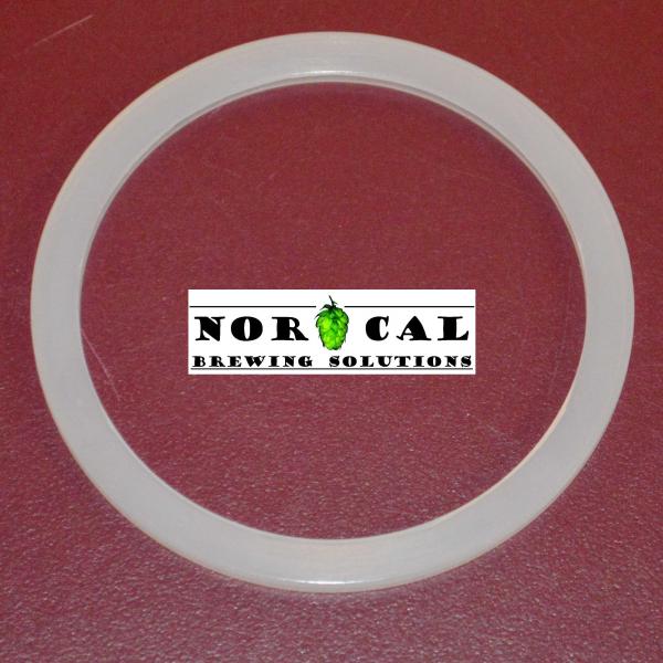 Blue Silicone replacement gasket seals Wide mouth rings Pack of 6 