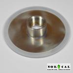 Ball, Kerr, Mason wide mouth canning jar stainless steel lid Half coupling