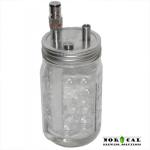 Ultimate Ball, Kerr, Mason canning jar CO2 Harvester Cap with PRV on Jar