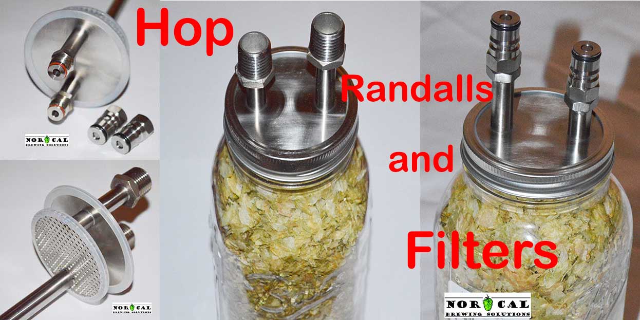 Jaybird Beer Brewing Hop Filters and Randalls