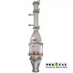 Tri Clover - 4" Double Bubble Plate and NPT Dephlegmator Kit for Vevor Still