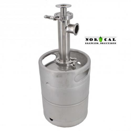 10 Liter (2.5 Gallon) Sanke Keg Distilling Thumper - 2