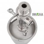 10 Liter (2.5 Gallon) Sanke Keg Distilling Thumper - 1.5