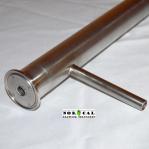 Jaybird 304 Stainless Steel Distilling Condenser Tri Clover End View