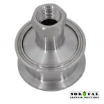 Jaybird Stainless Steel 2 Inch x Half Inch Downcomer Adapter