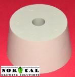 Stopper Rubber Bung No.10 Drilled for plastic carboy, airlock bottom