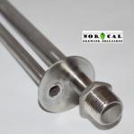 Speidel Fermenter Half Inch NPT Male Dip Tube and Thermowell Front