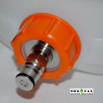 Cornelius Ball Lock Liquid attachment for Speidel hooked to tank