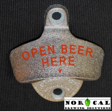 Bottle Opener - Starr X - Wall Mount - Metal - Open Beer Here