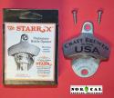 Bottle Opener - Starr X - Wall Mount - Metal - Craft Brewed in the USA 1