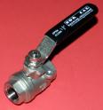 Jaybird 2 piece full port 304 stainless steel ball valve