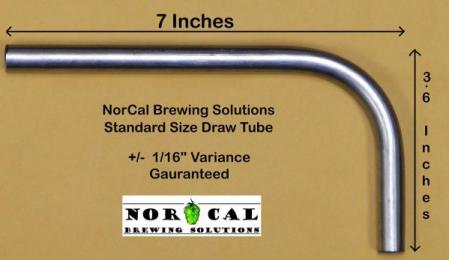 Draw Tube - 1/2 Stainless Steel Draw Pipe