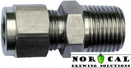 Compression Fitting - NPT Male 1/2