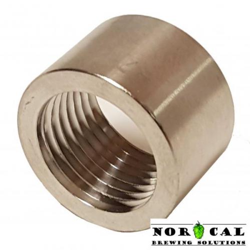 304 Stainless Steel Half Coupler Half Inch FPT Female Coupling