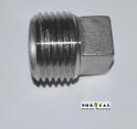 Fitting - Plug - 1/2 NPT Male - Stainless Steel 1