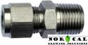 Compression Fitting Half Inch Male NPT x Half Inch Tube