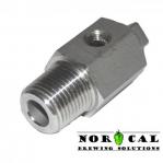 304 Stainless Steel Sight Glass to Half Inch NPT Connect