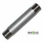 Hardware Fitting 1/2" NPT Nipple x 4 inches long 304 Stainless Steel