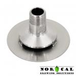 NorCal Brewing Solutions Stainless Steel Sparge Diffusion Plate MNPT Short