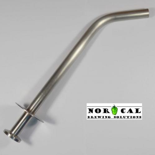U Bend Stainless Steel SS304 / 3A Tri Clamp 2 inch Glacier Tanks