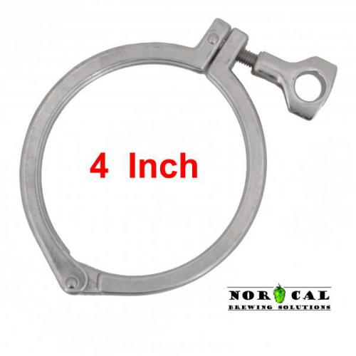 304 Stainless Steel 4 Inch Tri Clover Clamp