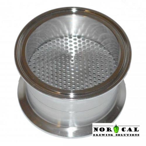 3 Inch Stainless Steel Tri Clover Clamp Filter Barrel
