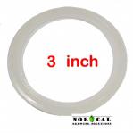 3" Tri Clover Clamp High Temperature Silicone Gasket