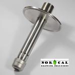3 Inch Tri Clover x 1/2 Inch NPT Coupling Pass Through with Spray Head