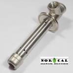 1.5 Inch Tri Clover x 1/2 Inch NPT Coupling Pass Through Spray Head