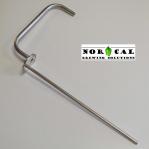 Jaybird 2" Tri Clover, Tri Clamp Blow Off Tube with Thermowell