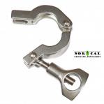 304 Stainless Steel .75 Inch Tri Clover Clamp - Open