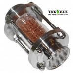 Distilling Sight Glass 1.5-Inch Tri Clover, Tri Clamp copper mesh inserted