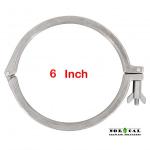 304 Stainless Steel 6 Inch Tri Clover, Tri Clamp