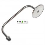 3" Tri Clover Stainless Steel Blow Off Tube with Male NPT Fitting