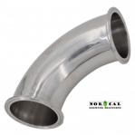 Tri Clover Tri Clamp Elbow - 90 Degree - 3 inch - 2nd View