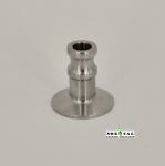 Cam Lock Male to 1.5" Tri Clover, Clamp adapter