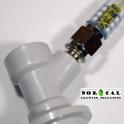 Homebrew Beer Keg Swivel Nut Stem 1/4 inch x 1/4 inch on ball lock