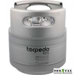 Torpedo Stainless Steel Ball Lock Keg - 1.5 Gallon - Cornelius (Corny) compatible