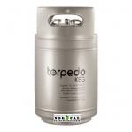 Torpedo Slimline Stainless Steel Ball Lock Keg - 2.5 Gallon - Cornelius (Corny) compatible