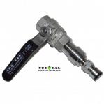 Cornelius Ball Lock Gas Post x Half Inch Female NPT with Ball Valve