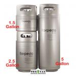 Torpedo Slimline Keg - 5 Gallon 2