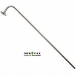 1/2 Inch Diameter 304 Stainless Steel Racking Cane with 1.5" Tri Clover