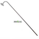 1/2 Inch Diameter 304 Stainless Steel Racking Cane with 2" Tri Clover