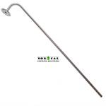 1/2 Inch Diameter 304 Stainless Steel Racking Cane with 2" Tri Clover