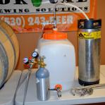 Jaybird Speidel Plastic Tank Gas Pushed Transfer System, CO2 Tank, Keg