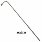 1/2 Inch Diameter 304 Stainless Steel Racking Cane with for Barrels 1/2" NPT Male